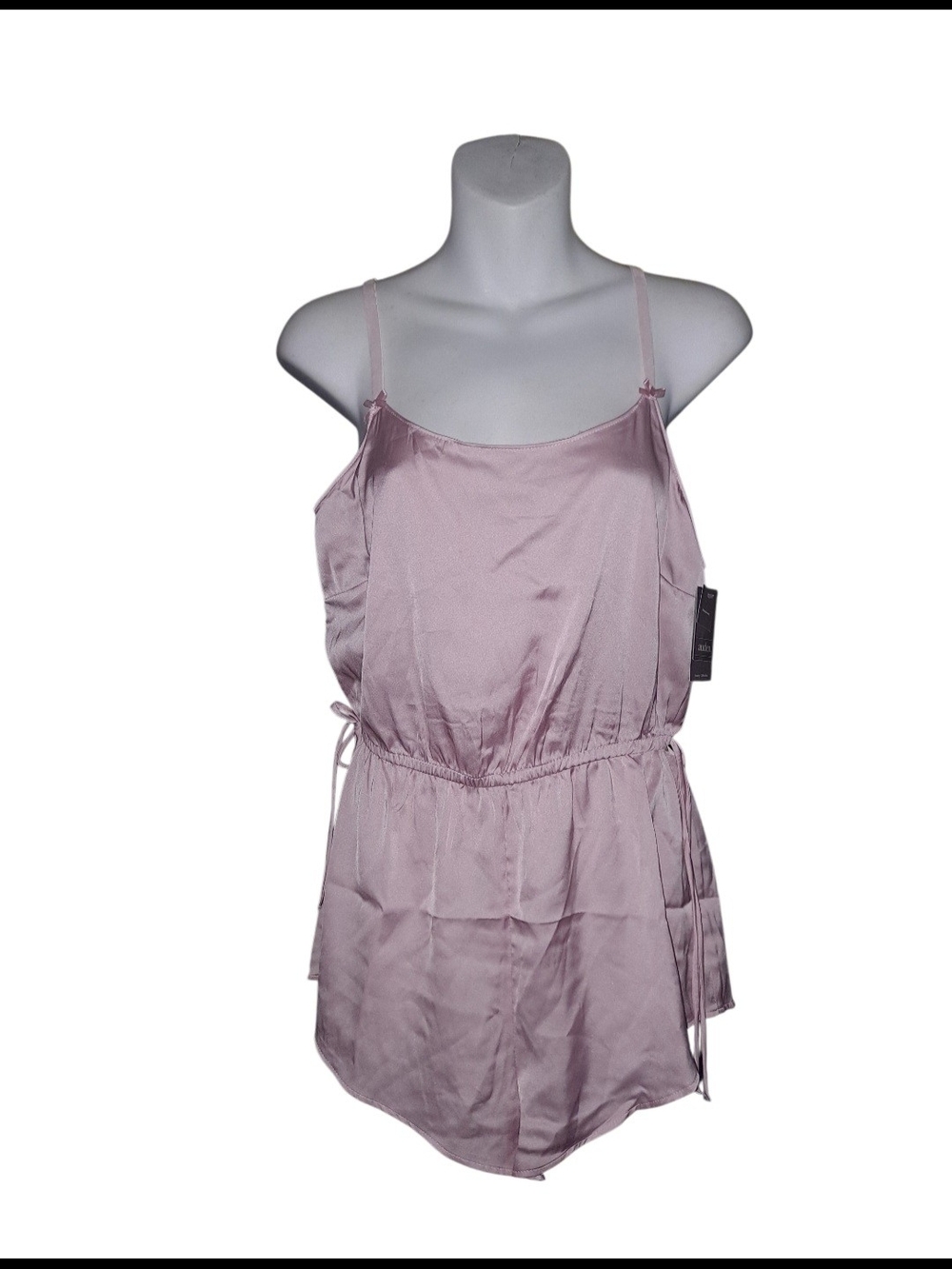 Satin Pink Romper